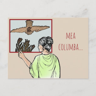 Mea Columba (meine Taube) Postkarte