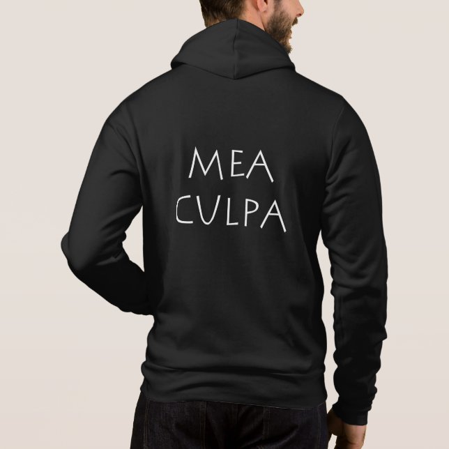 Mea culpa hoodie (Rückseite)