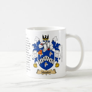 Meador, der Ursprung, die Bedeutung und das Wappen Tasse