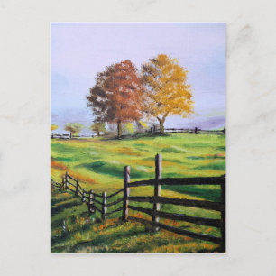 Meadow at Dawn Postkarte