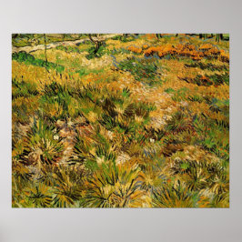 Meadow at Saint Paul Hospital by Vincent van Gogh Poster