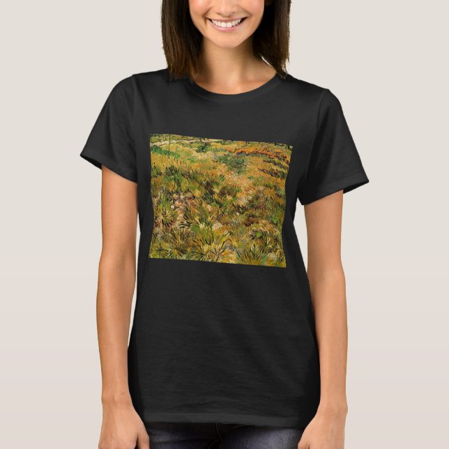 Meadow at Saint Paul Hospital by Vincent van Gogh T-Shirt (Vorderseite)
