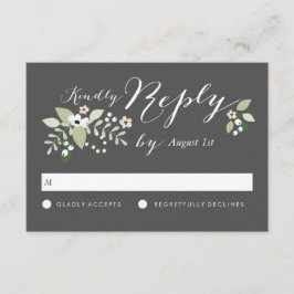 Meadow Blooms RSVP-Karte RSVP Karte