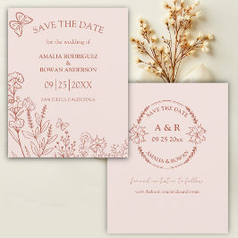 Meadow Blume - Fehlerhafte Rose Save the Date