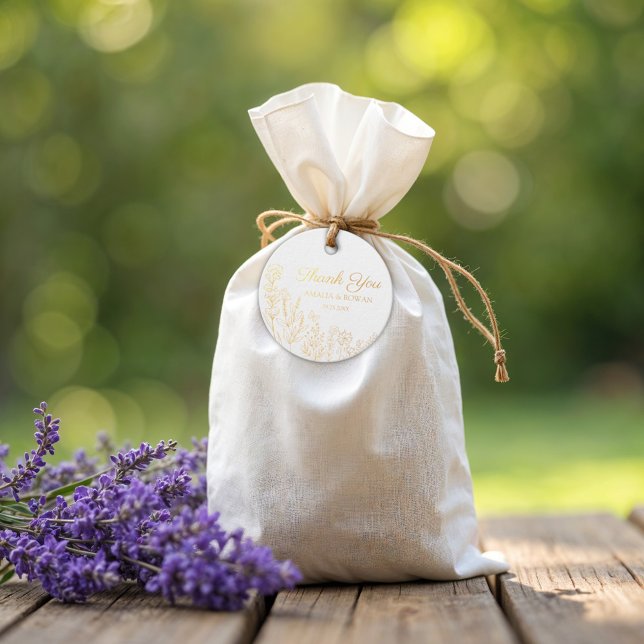 Meadow Blume Hochzeit Geschenkanhänger (Von Creator hochgeladen)