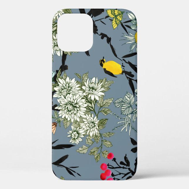 Meadow Blume Rowan Seamless Hintergrund Case-Mate iPhone Hülle (Rückseite)