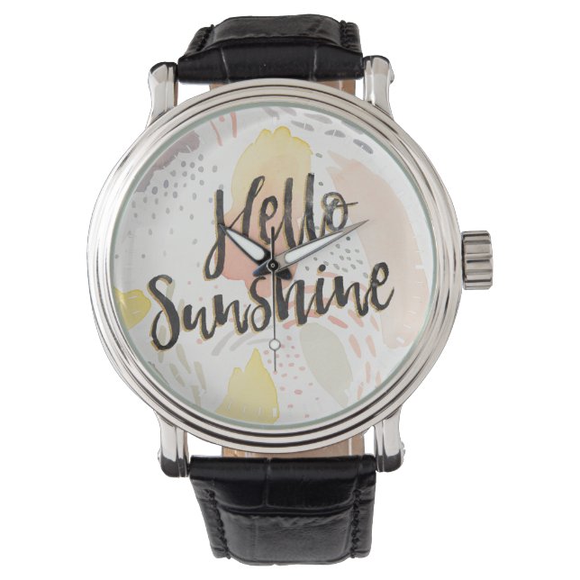 Meadow Breeze II | Hallo Sunshine Armbanduhr (Vorderseite)