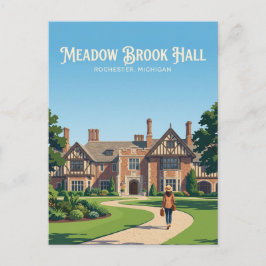 Meadow Brook Hall USA -> Meadow Brook Hall USA Postkarte
