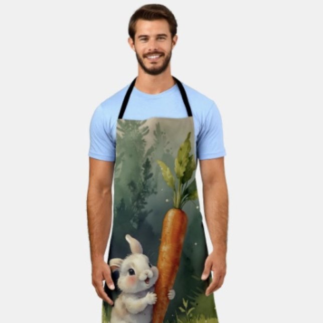 "Meadow Bunny Dreams": Whimsical Print Schürze (Von Creator hochgeladen)