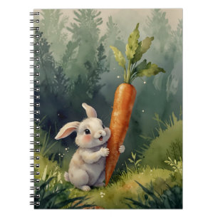 Meadow Bunny Dreams: Whimsisches Notebook Notizblock