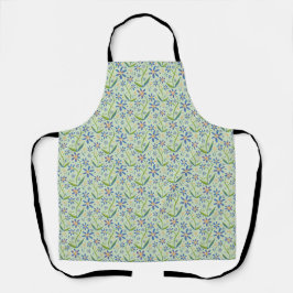 Meadow | Dancing Watercolor Daisies Apron Schürze