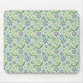 Meadow | Dancing Watercolor Daisies Mousepad