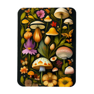 Meadow Flora   Modernes Haeckel Magnet