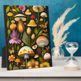 Meadow Flora | Modernes Haeckel Tabletop Fotoplatte