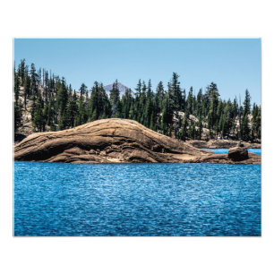 Meadow Lake Rock Island Fotodruck
