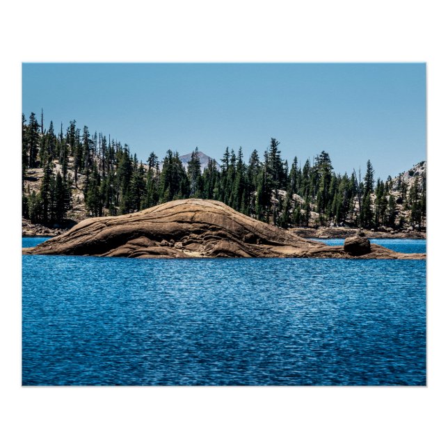 Meadow Lake Rock Island Glänzend Poster (Vorderseite)