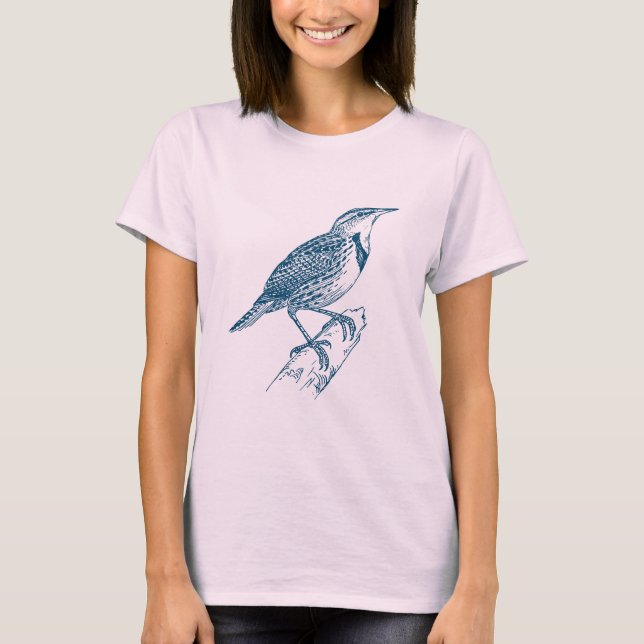 Meadow Lark - Ocean Blue T-Shirt (Vorderseite)