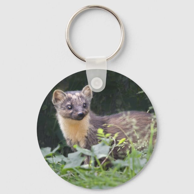 Meadow Marten Keyring Schlüsselanhänger (Vorderseite)