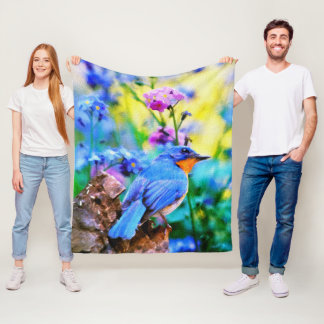 Meadow Melody Fleecedecke