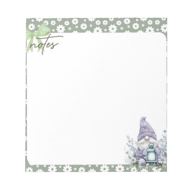 Meadow Mornings: Hütte Picnic Notes Collection Notizblock (Vorderseite)