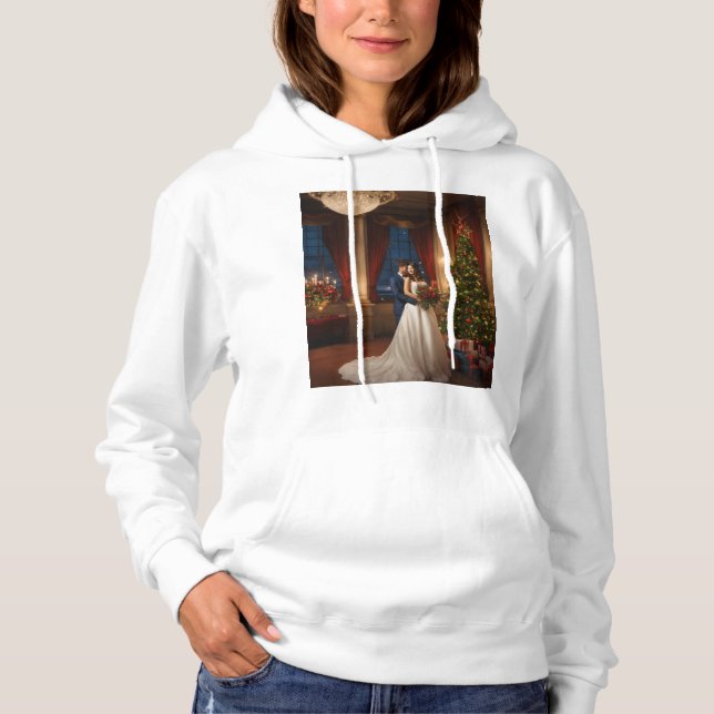 "Meadow Serenity: Wildblume Bliss Design" Hoodie (Vorderseite)