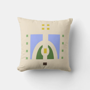 Meadow Stencil Design Kissen