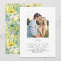 Meadow Wildblumen Summer Boho Brautparty Foto
