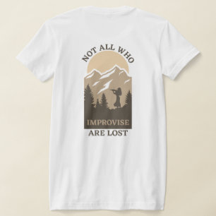 Meadowlark Violine Nicht alle, die improvisieren, T-Shirt