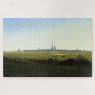 Meadows near Greifswald - Caspar David Friedrich Puzzle