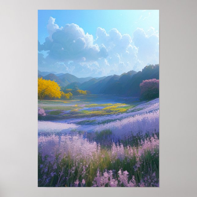 Meadow's Vibrant Symphony Poster (Vorne)