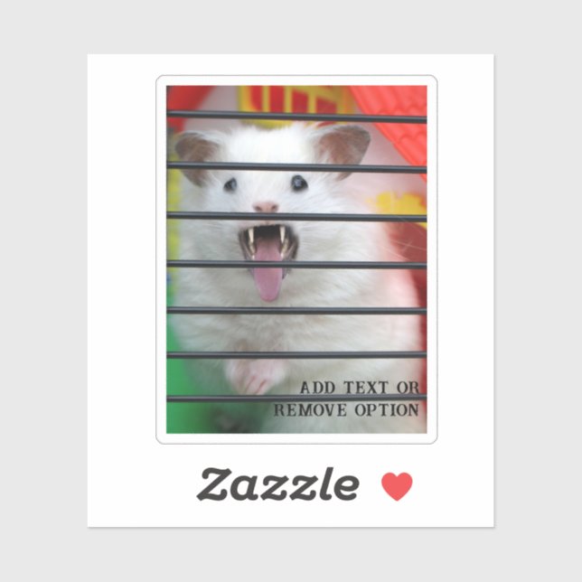 Mean Hamster Aufkleber (Blatt)