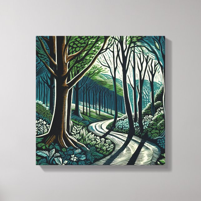 Meander Leinwanddruck (Vorderseite)