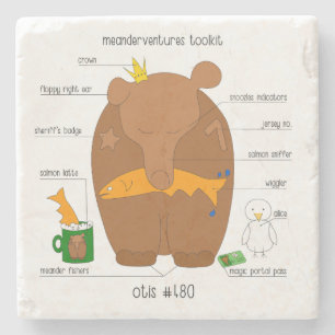 Meanderventures Toolkit No. 480 Otis Steinuntersetzer