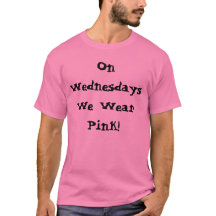 MeanGirls "mittwochs Wir tragen Pink" Shirt für Mä