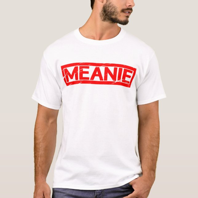 Meanie Briefmarke T-Shirt (Vorderseite)