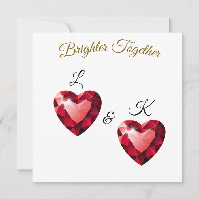 Meaningful Gift for her – Elegant Love Einladung (Vorderseite)