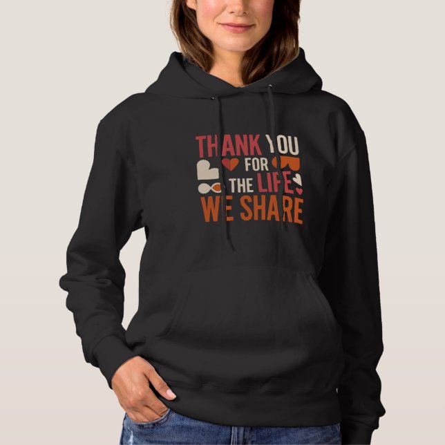 Meaningful Valentine Gift for Long-Term Couples Hoodie (Vorderseite)