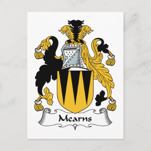 Mearns Familienwappen Postkarte