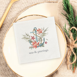 Meas & Greetings | Nautische Weihnachten Serviette