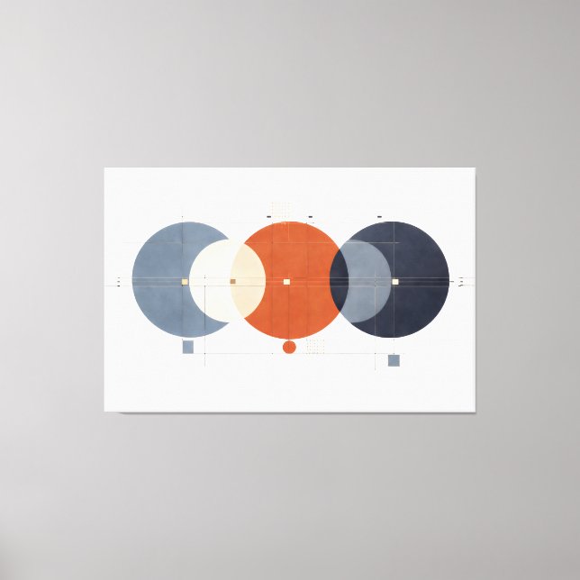 Measured Continuum Leinwanddruck (Vorderseite)