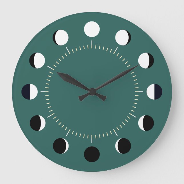 MEASURES OF MOONLIGHT GROßE WANDUHR (Vorderseite)