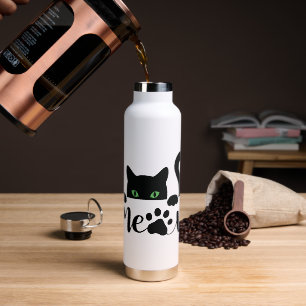Meat Cat Quote Trinkflasche