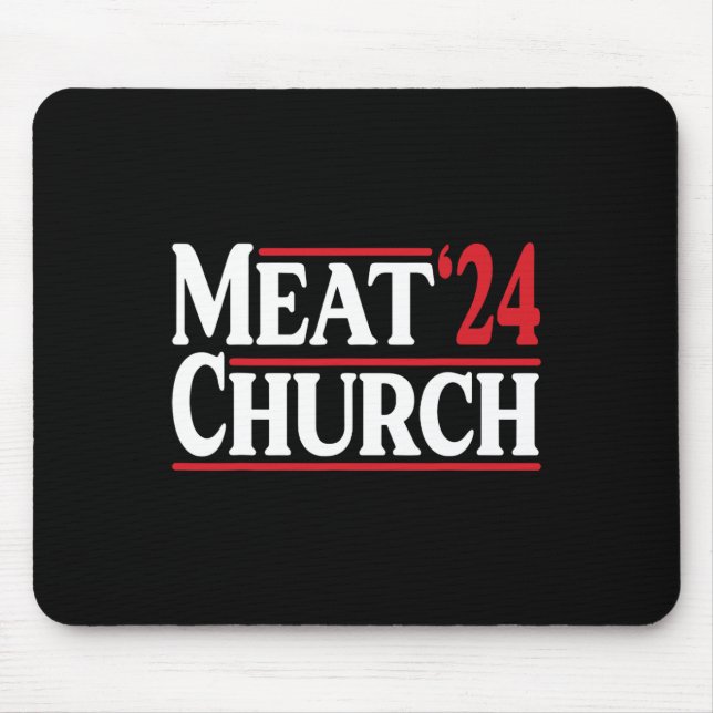 Meat Church 24 Bbq  Mousepad (Vorne)