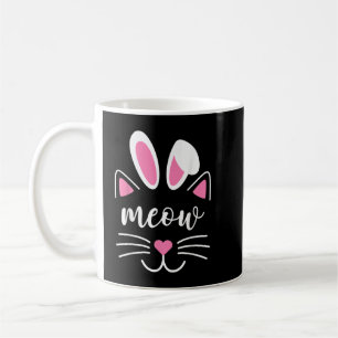 Meat Face Oster Day Bunny Ears Shirt Funny Ca Kaffeetasse