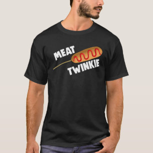 Meat Twinkie Mais Dog Mais Hunde Feinschmecker Män T-Shirt