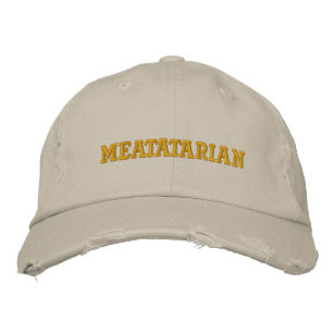 Meatatatarisch Bestickte Kappe