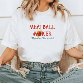 Meatball Maker | Mama of the Little Meatball Tri-Blend Shirt
