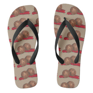 Meatballs Marinara Meatball Italienische Küche Flip Flops