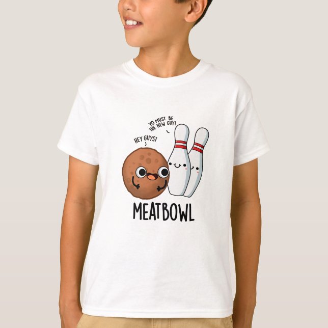 Meatbowl Funny Meatball Pub T-Shirt (Vorderseite)