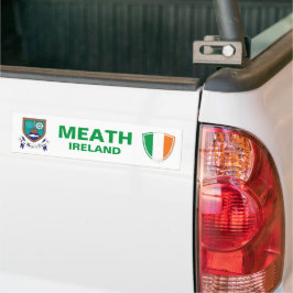 Meath Ireland Wappen und Irish Flag Autoaufkleber